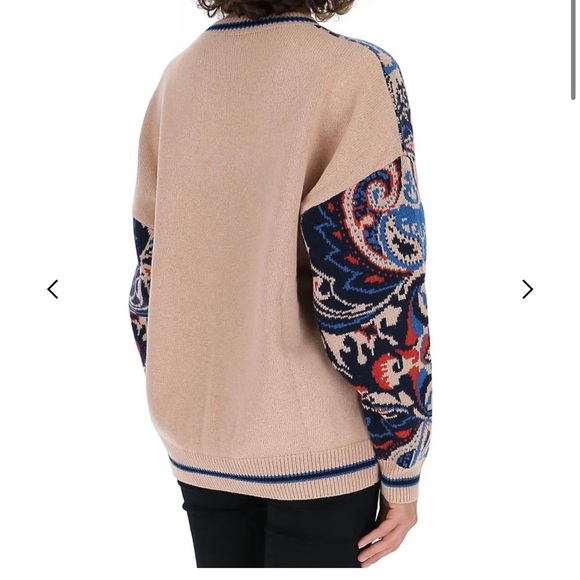 See By Chloé Paisley Motif Sweater. Brown (pink?). Size medium. - Picture 2 of 9